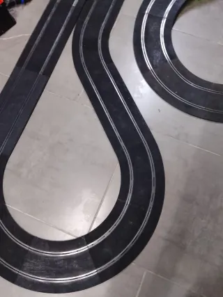 Circuito Scalextric Negro Antiguo grande