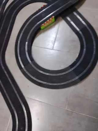 Circuito Scalextric Negro Antiguo grande