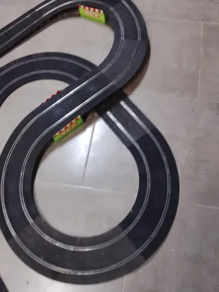 Circuito Scalextric Negro Antiguo grande