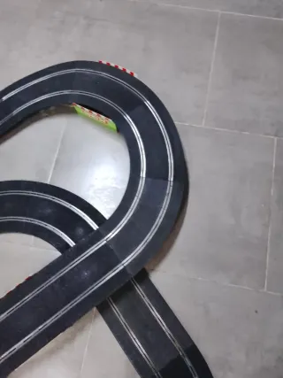 Circuito Scalextric Negro Antiguo grande