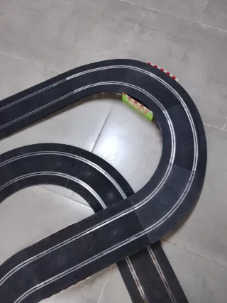 Circuito Scalextric Negro Antiguo grande