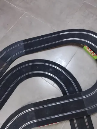 Circuito Scalextric Negro Antiguo grande