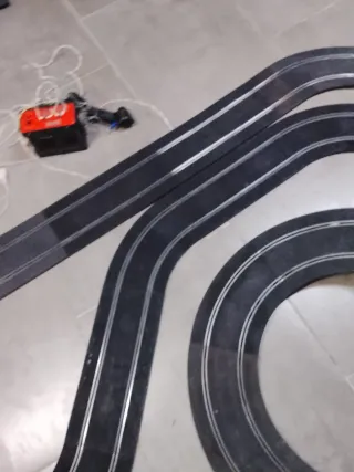 Circuito Scalextric Negro Antiguo grande