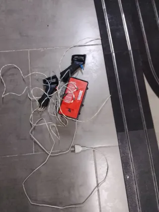 Circuito Scalextric Negro Antiguo grande