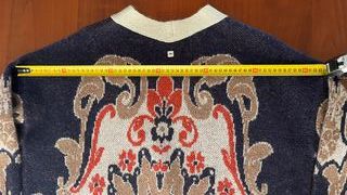 Manila Grace Cardigan Beige/Blu