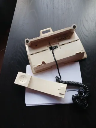 Teléfono fijo Telefonica beige