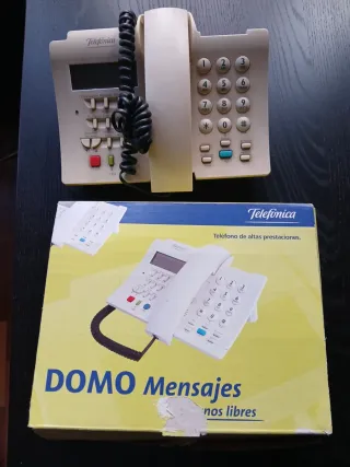 Teléfono fijo Telefonica beige