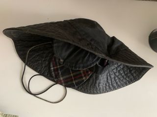 Barbour D564 Blue Wax Cap Size M