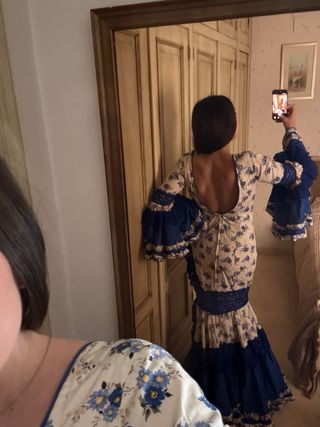 Vestido Flamenca Canastero Azul