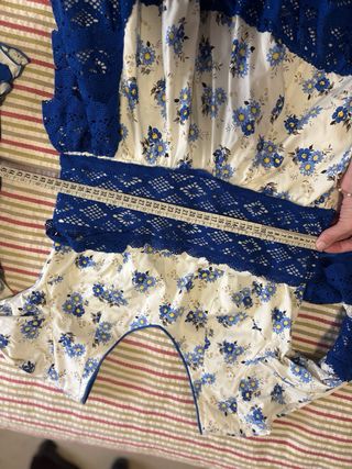 Vestido Flamenca Canastero Azul