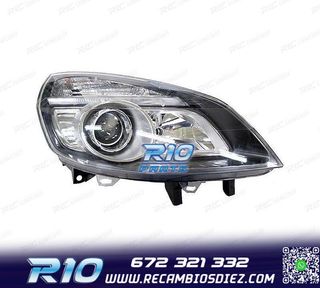 FARO DCH RENAULT SCENIC II 05-08 XENON FONDO NEGRO