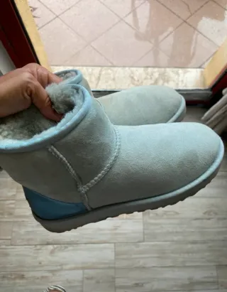 UGG Mini Beige/Blu Originali