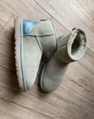 UGG Mini Beige/Blu Originali