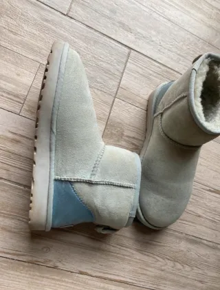 UGG Mini Beige/Blu Originali