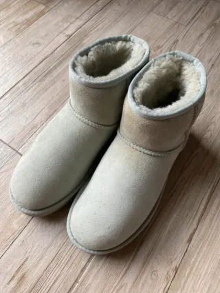 UGG Mini Beige/Blu Originali