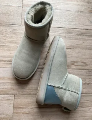 UGG Mini Beige/Blu Originali
