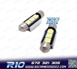 BOMBILLA LED CANBUS FESTOON C5W 36MM