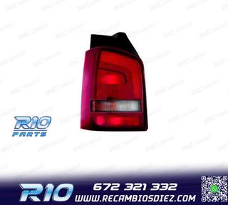 PILOTO IZQ VOLKSWAGEN VW TRANSPORTER T5 1P 10-15 AHUMADO ROJ