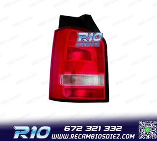 PILOTO IZQ VOLKSWAGEN VW TRANSPORTER T5 1P 10-15 BLANCO ROJO