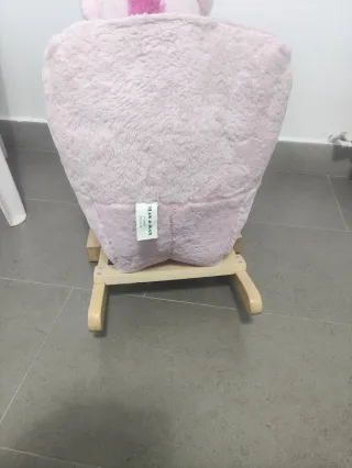 Caballito balancín Unicornio Rosa ¡ Como nuevo!