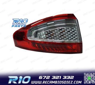 PILOTO IZQ PARA FORD MONDEO IV 4P 10-14 LED BLANCO ROJO