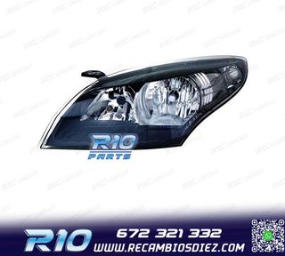 FARO IZQ PARA RENAULT MEGANE III 12-14 FONDO NEGRO