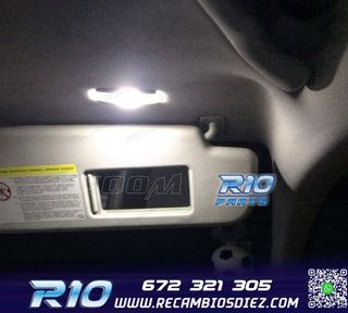 KIT 13 BOMBILLAS LED INTERIOR PARA SEAT LEON MK2 1 P 1P1 05-