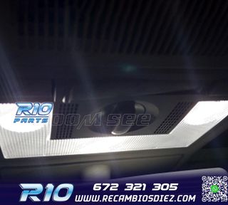 KIT 13 BOMBILLAS LED INTERIOR PARA SEAT LEON MK2 1 P 1P1 05-