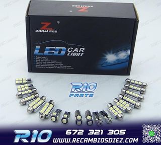 KIT 19 BOMBILLAS LED INTERIOR PARA MERCEDES CLASE ML W164 ML