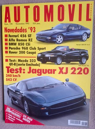 Revista Automovil No178 noviembre 1992-9