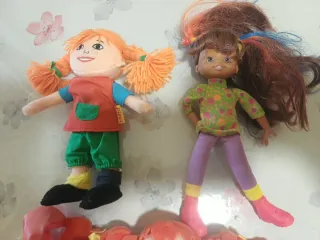 Lotto 5 Bambole Stoffa