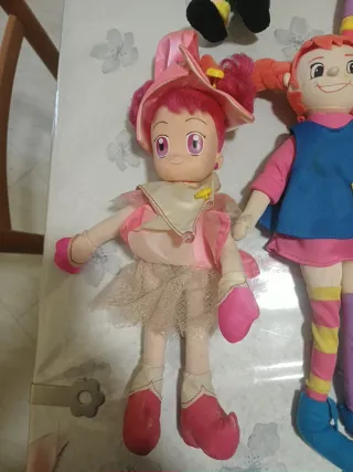 Lotto 5 Bambole Stoffa