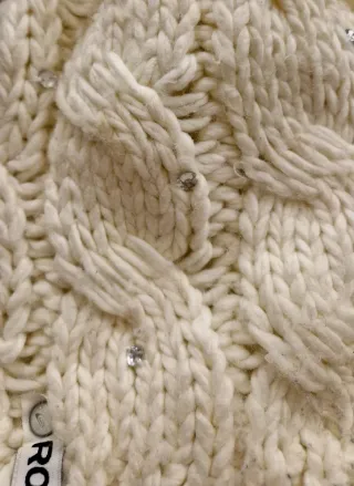 Gorro Roxy Blanco con Brillantes