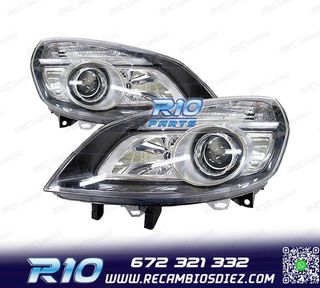 FAROS RENAULT SCENIC II 05-08 XENON FONDO NEGRO