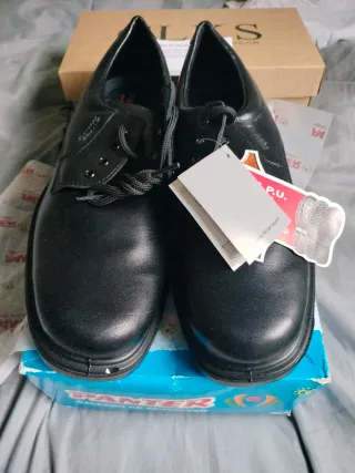Zapatos Seguridad Panter T45 Negros
