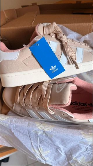 Adidas Campus Beige/Rosa Talla 40