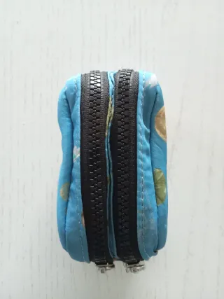 Monedero Parfois azul nylon estampado