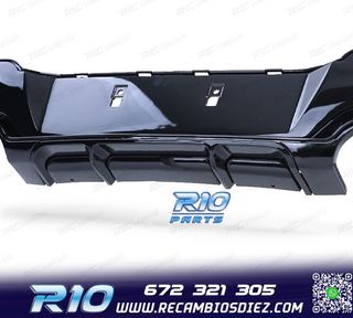 DIFUSOR BMW F20 F21 11-15 LOOK M PERFORMANCE NEGRO BRILLO O-