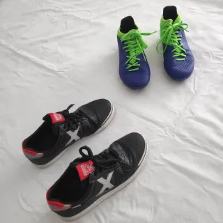 Lote Zapatillas Munich y Kipsta