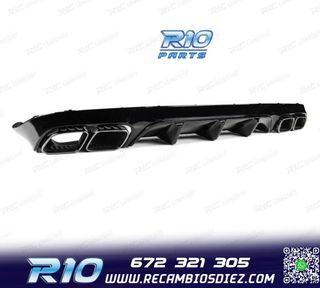 DIFUSOR MERCEDES CLASE E C238 16- AMG NEGRO BRILLO LOOK E63