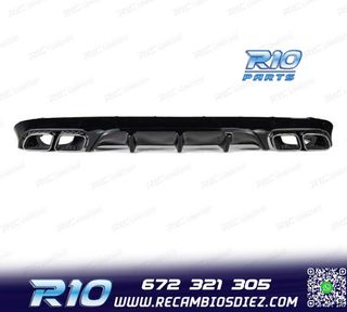 DIFUSOR MERCEDES CLASE E C238 16- AMG NEGRO BRILLO LOOK E63