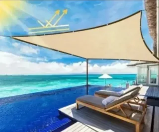 2 Toldos Vela Rectangular 3X4