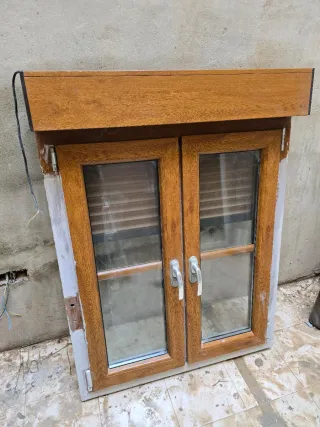 Ventana PVC Blanca oscilobatientes, precio X las 3