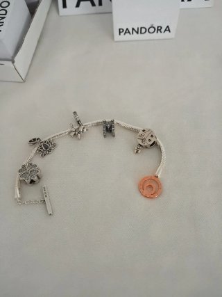 Lote 3 Charms Plata Ley 925 para Pulsera Pandora