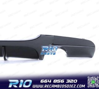 DIFUSOR BMW E90 E91 LOOK M PERFORMANCE NEGRO BRILLO