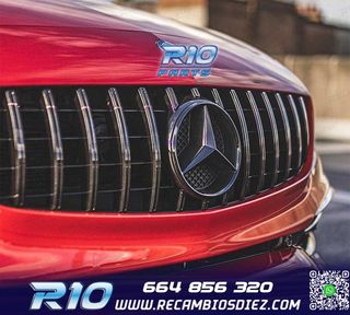 PARRILLA MERCEDES CLASE A W176 A45 12-15 CROMO NEGRO GTR PAN