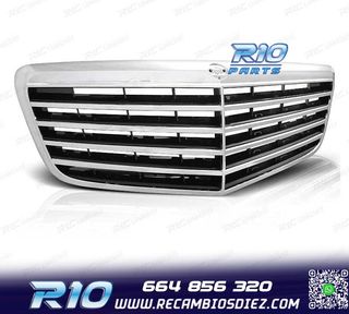 PARRILLA MERCEDES CLASE E W211 07-09 NEGRO CROMO