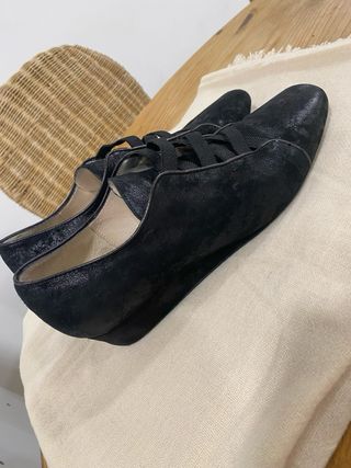 Zapatos GHO Piel Negros Made in Italy Talla 42