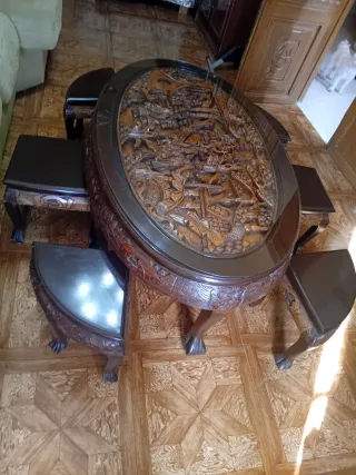 Mesa antigua siglo XX