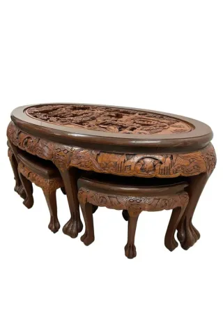 Mesa antigua siglo XX